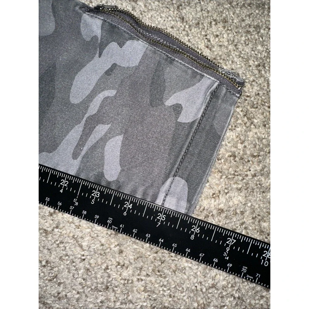 Knox Rose Utility Ankle Pants Womens 10 Gray Camo Mid-Rise Skinny Zip Fly Casual - Picture 7 of 8